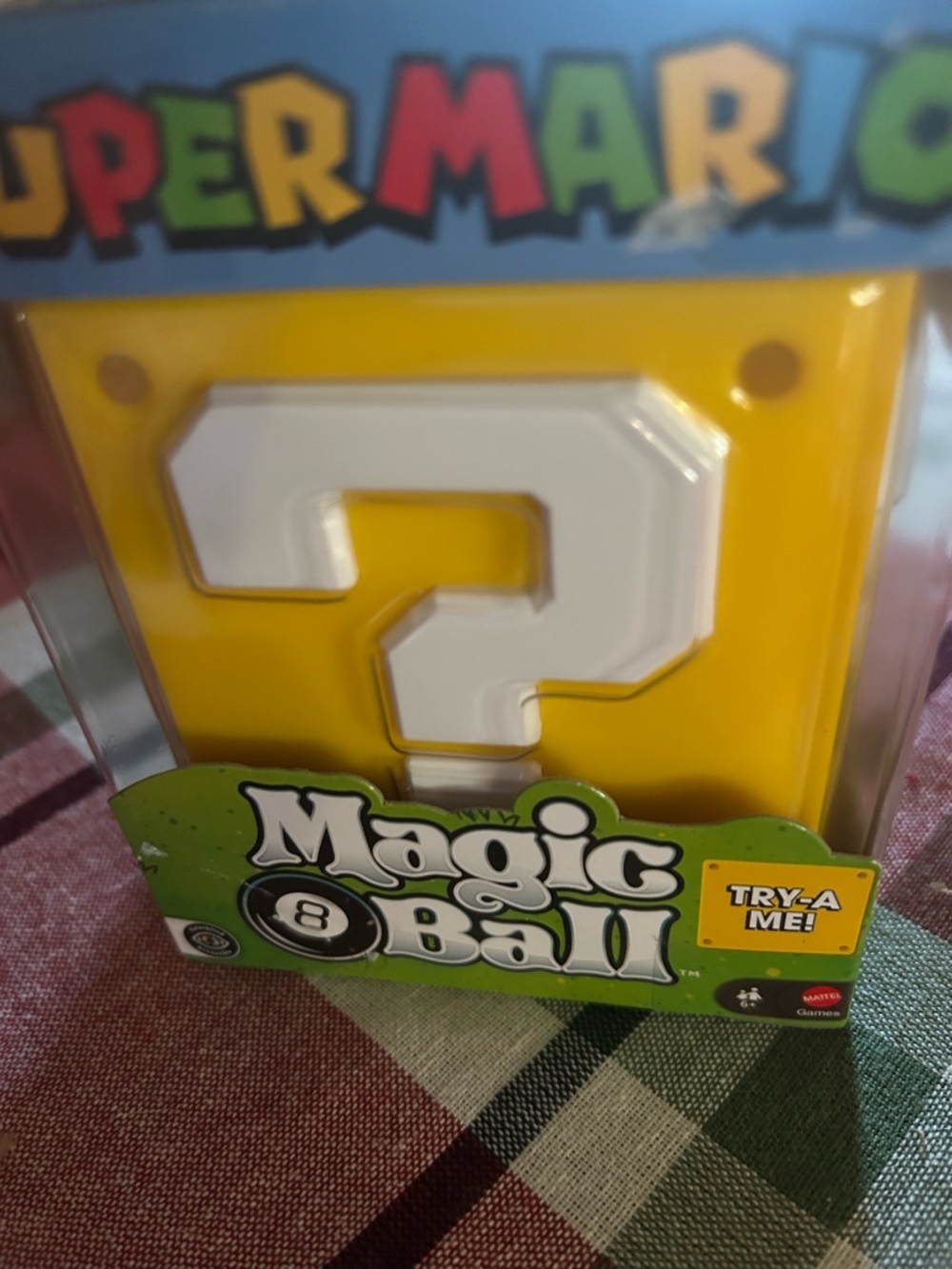 Nintendo Super Mario Yellow Question Block Magic 8 Ball